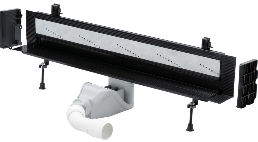 Душевой лоток Viega Advantix Vario боковой, встраиваемый в стену, 300-1200 мм